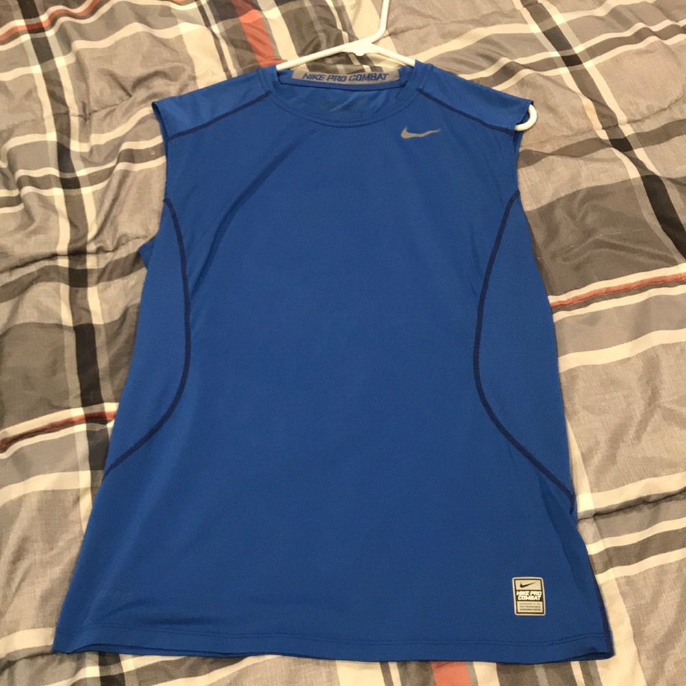 Mens Nike Pro Combat fitted tank top